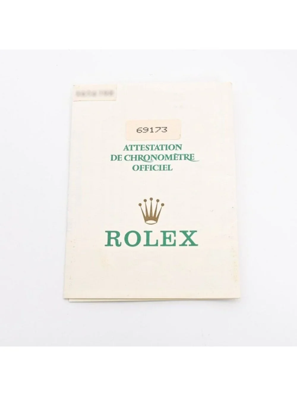 Rolex item rank